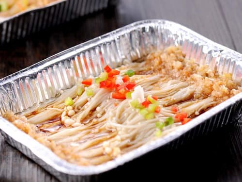 溪湖锡纸烤金针菇
